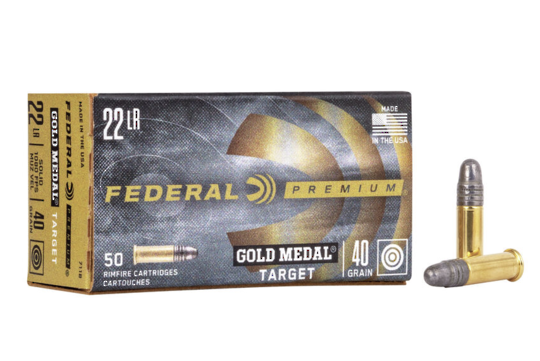 Federal Gold Medal Target 22LR x500